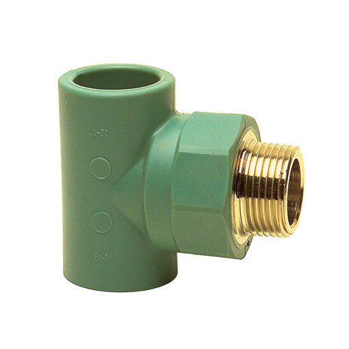 B-R Tees with Male THR.PP-R G8133g D32x3/4"