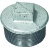 Plugs Square Head Beaded Galvanized 4"
