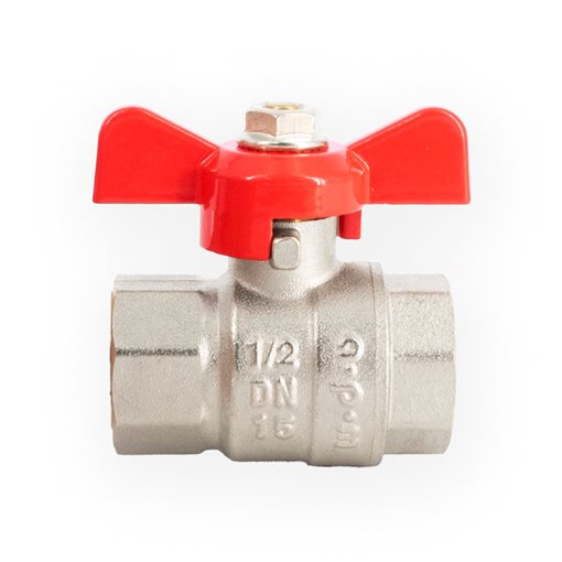 FB Brass Ball Valves F-F, with Butterfly Lever APM 1050T 3/4"