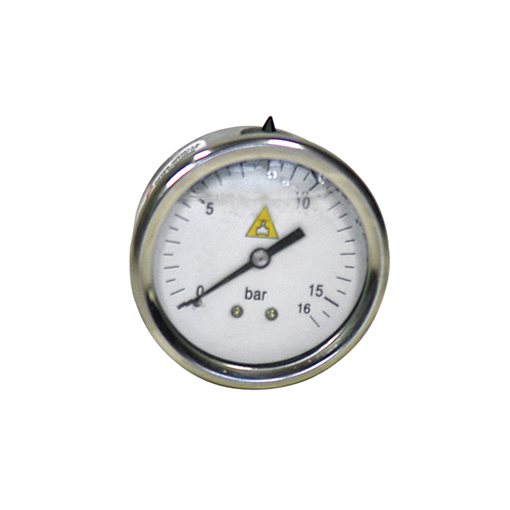 Pressure Gauges with Glycerine Back Con. 63mm 25bar
