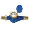 Water Meters Multi-Jet Liquid Filled Counter, Cold Water 3/4"