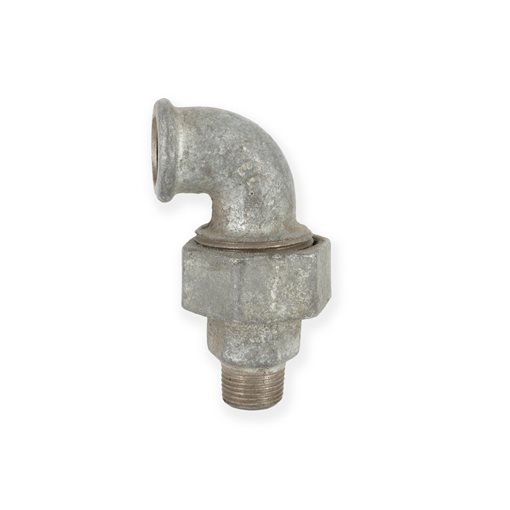 Elbow Unions 90o M/F Galvanized 3/4"