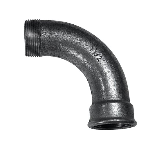 Bends 90o M/F Black 4"