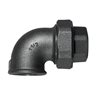 Elbow Unions 90o F-F Black 1 1/2"