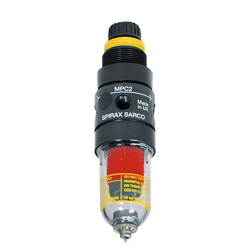 1/4" BSP SPIRAX SARCO MPC2 Polycarbonate Air-Set 0,7-9,0 bar