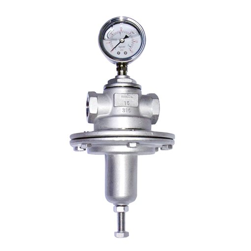 Z-TIDE Low Press. DAPRV w.Gauge, S/S316, Viton Seal BSP 3/4"