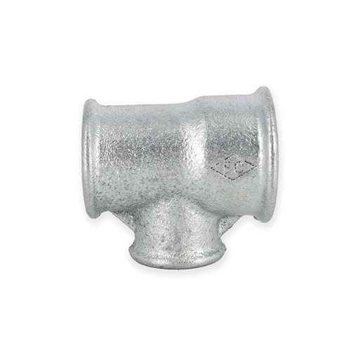 Tees Reducing Galvanized F-F 4"x2 1/2"x4"