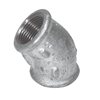 Galvanized Elbows 45o, Thr. BSP F-F, 1"