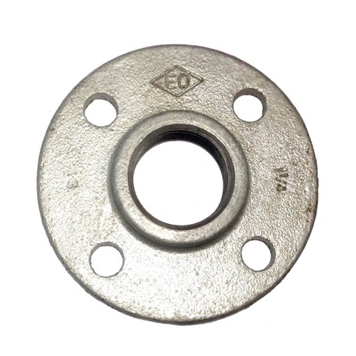 Steel Flanges Thr., Extra Thin, Galvanized, PN6 1 1/4"