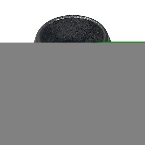 Hexagon Nipples Black 1 1/4"
