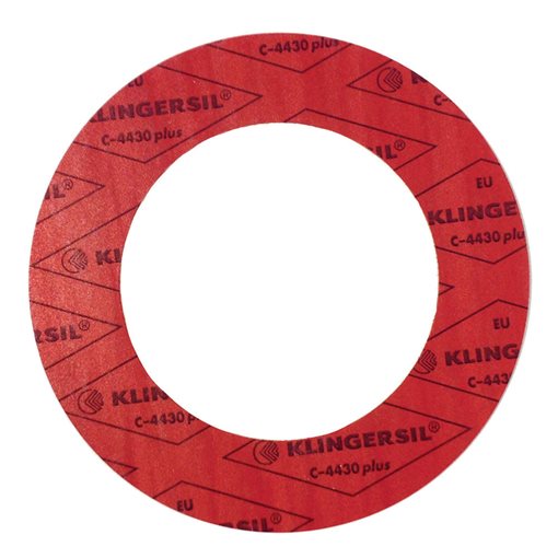 KLINGER Gaskets, Asbestos Free, Red, C4430 Plus PN16 2mm 5"