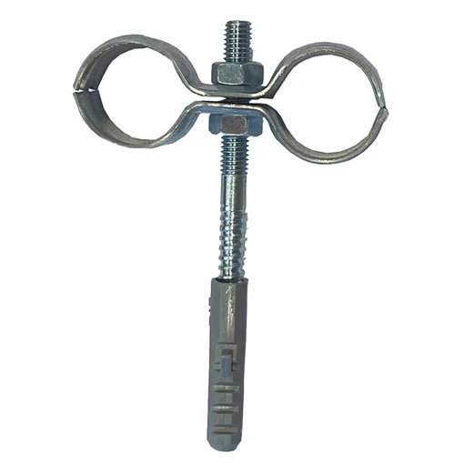 Double Collars for Pipe Clamping w. Spot Welded Nut 1 1/2"