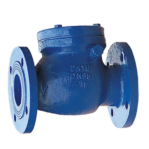 C.I. Swing Check Valves with Rubberized Disc PN16 DN40