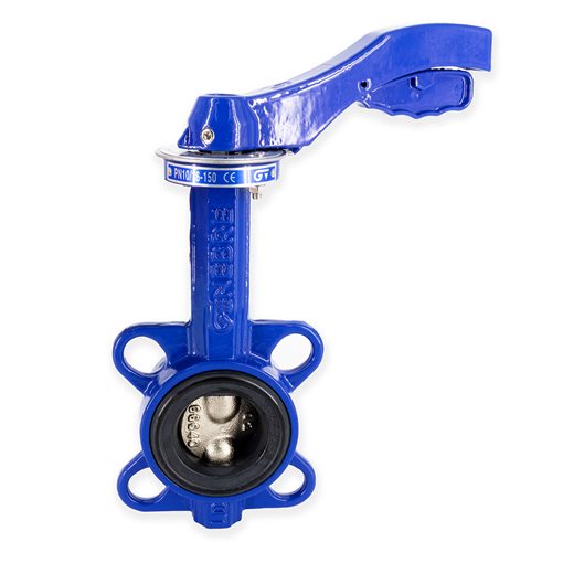 Butterfly Valves GENEBRE 2103, GG20/NPl Disc/EPDM w.Hand-lever DN150