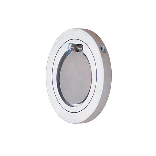 Single Door Wafer Check Valves PN16, Steel/304/NBR, DN100