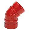 PROFIT Grooved Elbows 45o Red Dia.2 1/2"/65 - 76,1mm