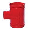 PROFIT Grooved Reducing Tees XGQT04 Red Dia.139.7x76.1mm