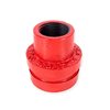 XGQT07s Grooved Reducers Red Thr. BSP 4"x2"