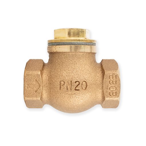 Lift Check Valves, Bronze, Thr., TEFLON Seat, CIM.79/A 1 1/2"