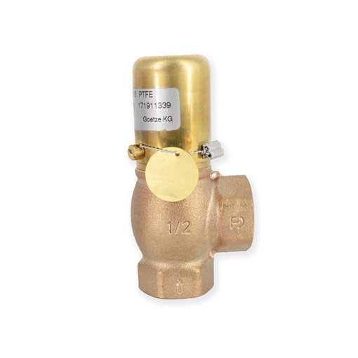 GG 618sGFO Angular Brass Relief Valves 12-20 bar 1/2"