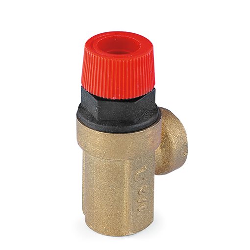Brass Safety Valves, Angular, APM 610 3/4"-3 bar