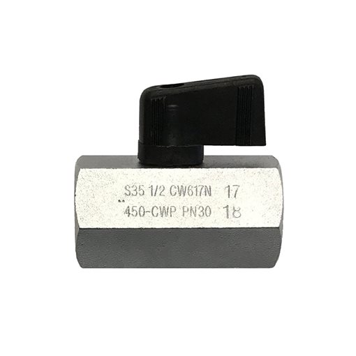 Κρουνός Ορειχάλκινος Σφαιρικός MINI ΜΒ RUB 1/2"