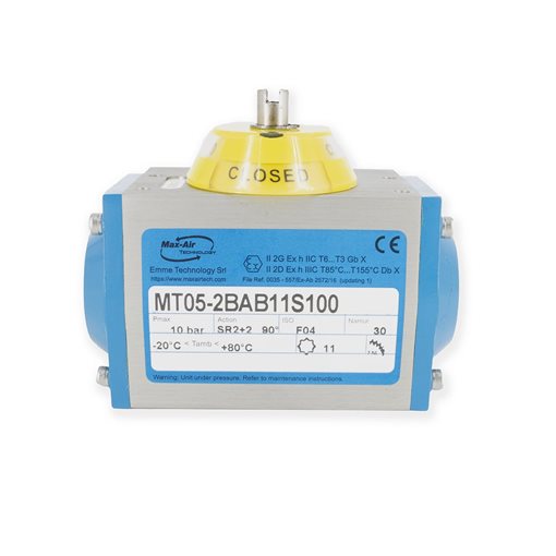 MAXAIR Single Act.Pn.Act. 90o MT35SR4-F07/F10 22mm