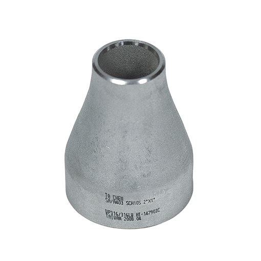 Concentric Reducer Welded 316L SCH40 1X1/2"