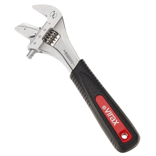 VIRAX 017033 Adjustable Wrenches with Reversible Jaw 45mm x 12"