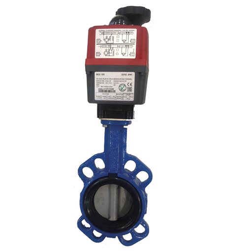 Belgicast Πεταλούδα GGG50/316/EPDM.PN16 με Η/Κ 24-240Vac/dc 150mm