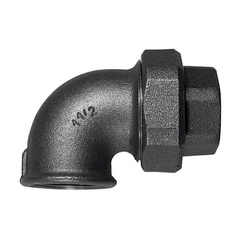Elbow Unions 90o F-F Black 1 1/4"