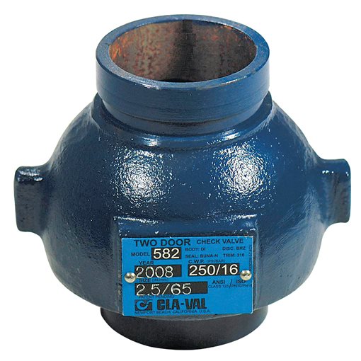 CLA-VAL Double-Door Check Valves Grooved Type PN16 UL/FM 6"