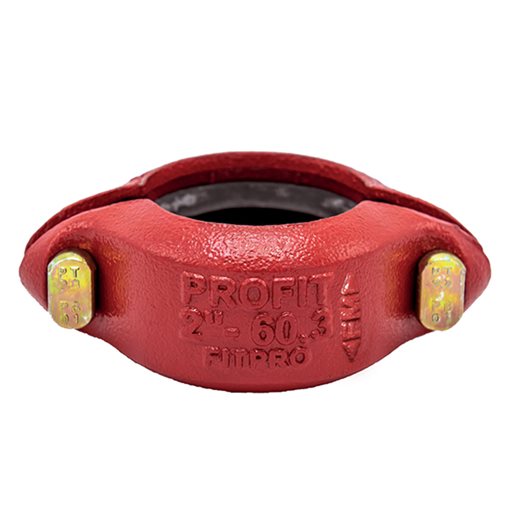 PROFIT FitproR21/2  Rigid Grooved Quick Coupling Red 2.1/2"(76,1mm)
