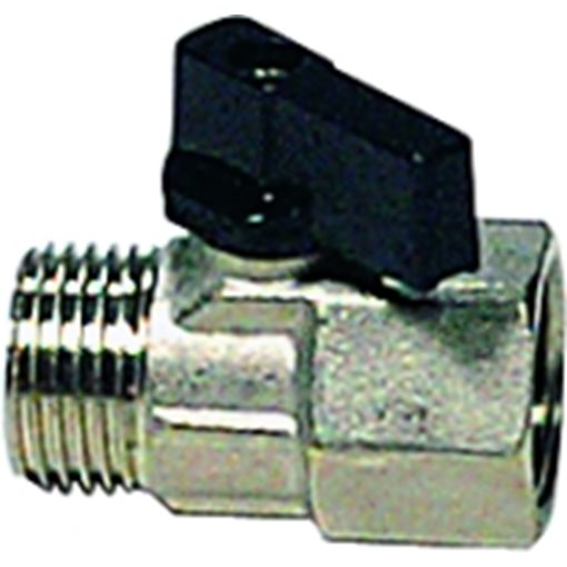 Ball Valves, Brass, Thr., 1/2" M-F, MINI