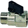 Ball Valves, Brass, Thr., 1/2" M-F, MINI