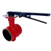 Bfly Valves PN16 Grooved Body/Disc DI+EPDM Hand-Lever 139.7mm