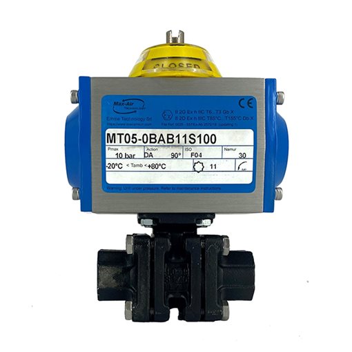 KLINGER Ball Valves KHA-G M1 CS PN100 w. DAPA 1/2"