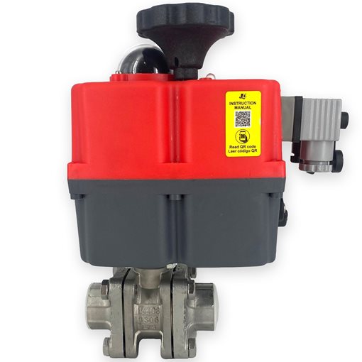 KLINGER Ball Valves S/S KHA-G M2 w.El.Act. 24-240Vac/dc 1"