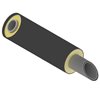 NUPI Preinsulated NIRONβ Pipes CLIMA w.FG SDR7.4 BF&EF End x 1m d75