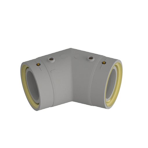 NUPI Preinsulated NIRONβ El/fusion 45° Elbow SDR 11 d63