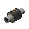 NUPI Preinsulated NIRONβ LongSpigot Tees SDR 17 w.Fem.Thread d90x3/4"