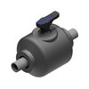 NUPI Preinsulated NIRONβ Long Spigot Valve w. PE UV Protection d90