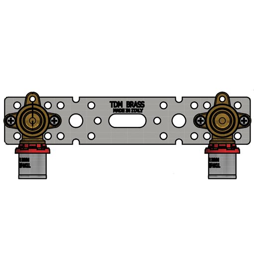 TDM PRESS 1680c Elbow Female w/Support (bracket+fitting) 16x1/2"