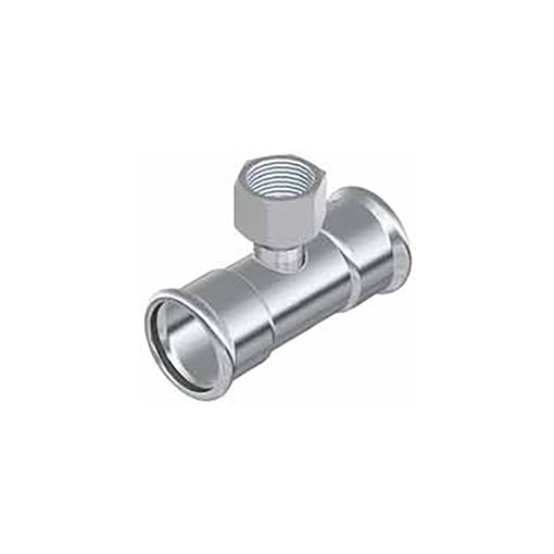 ISOTUBI Ταυ Πρεσαριστής Συμπίεσης Ανοξείδωτο 316 18Χ1/2''
